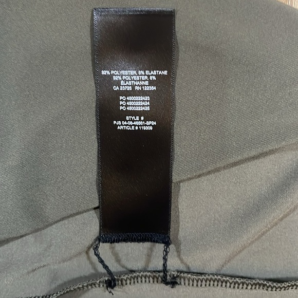 Aritzia Wilfred Botanist Dress in Dark Olive Green Size Large L Midi EUC - Picture 11 of 11